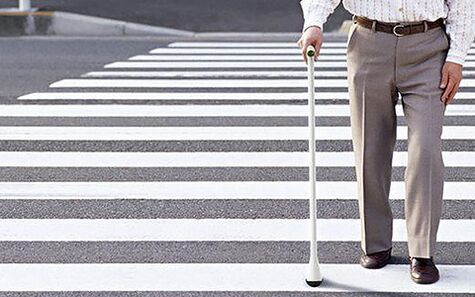Walking with a cane in hip arthritis